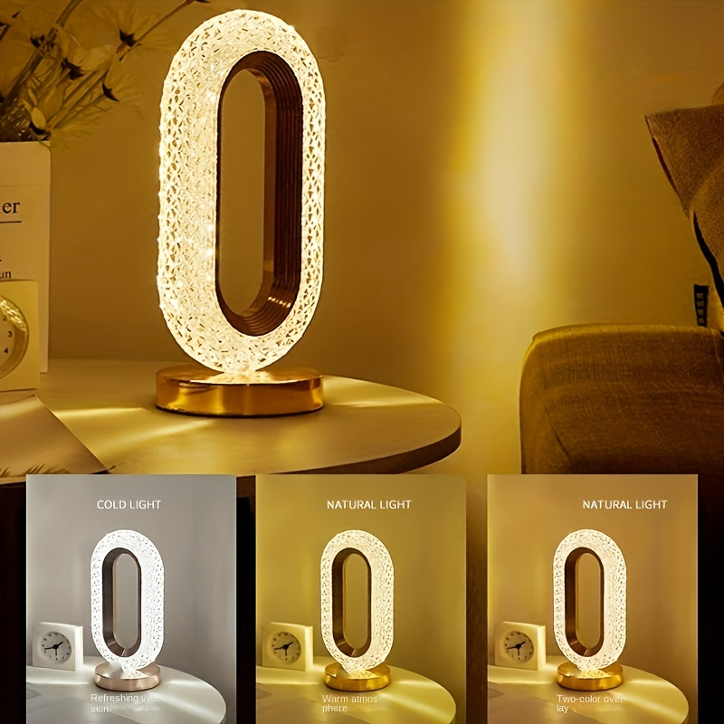 Ambient Lighting Decor For Room - Lampu Led Kristal Dapat Diisi Ulang