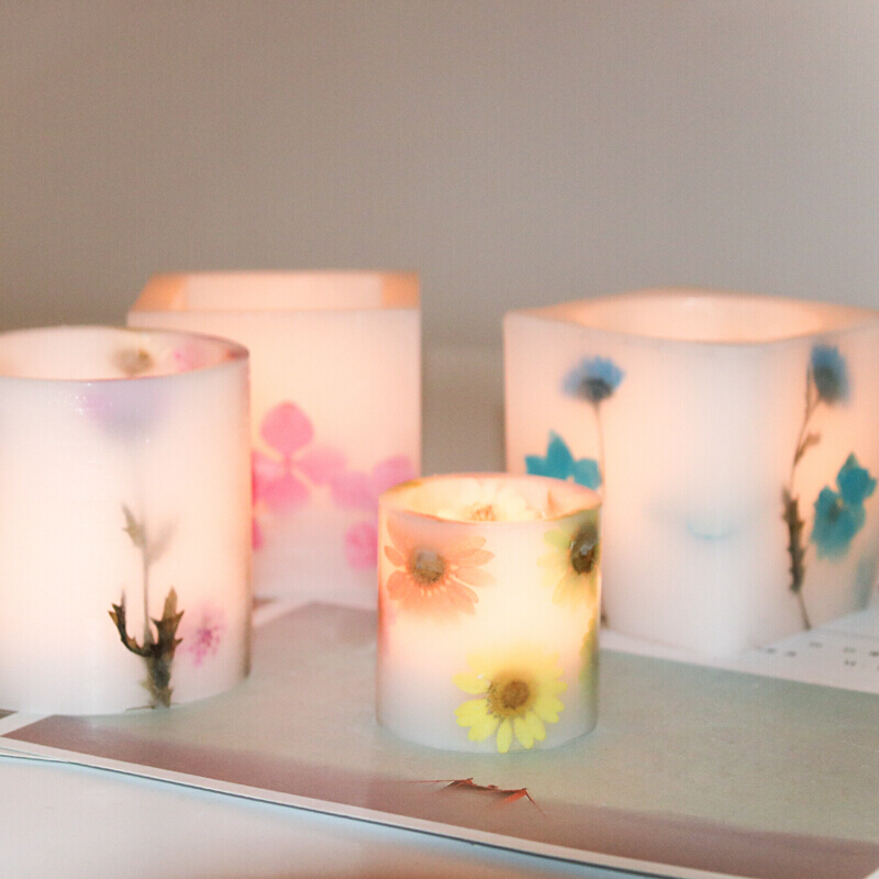 Candle Holder Set - Cetakan Akrilik untuk Lilin Aromaterapi, Wadah