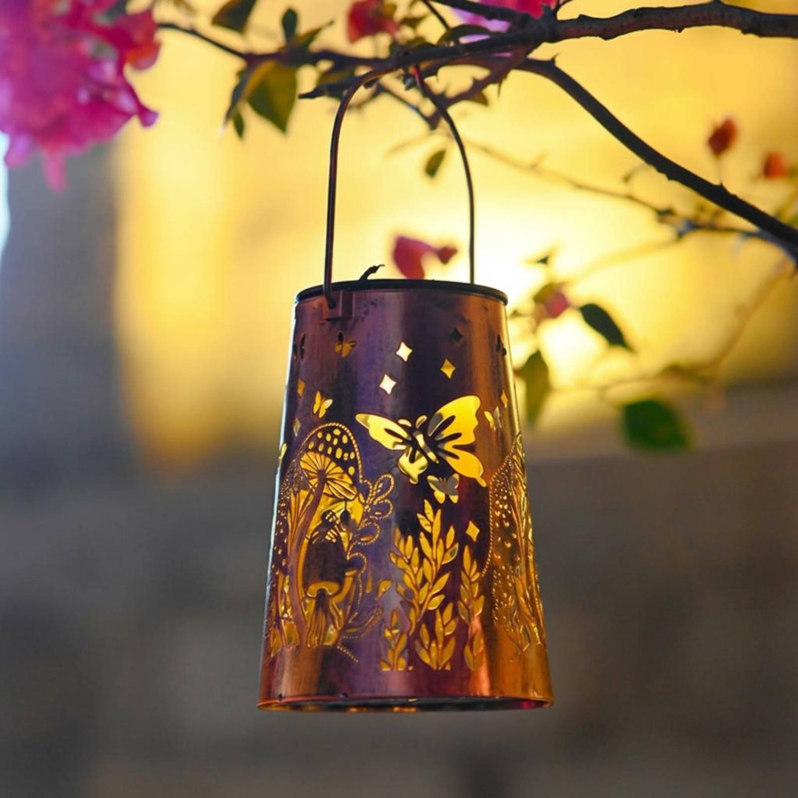 Lighting Decor Outdoor - Lampu Taman Motif Bunga, Lampu Taman