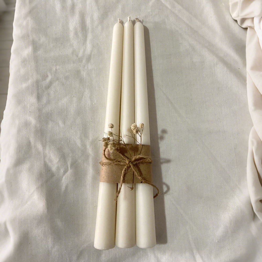 Candle Holder Set - Cetakan Akrilik Pilar Lancip Sederhana DIY