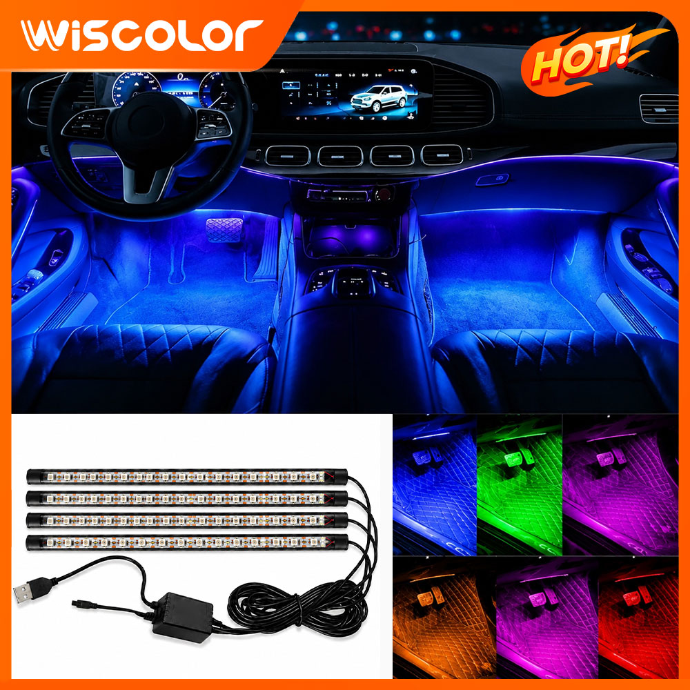 Ambient Lighting Decor For Room - Lampu LED RGBIC Strip untuk TV,