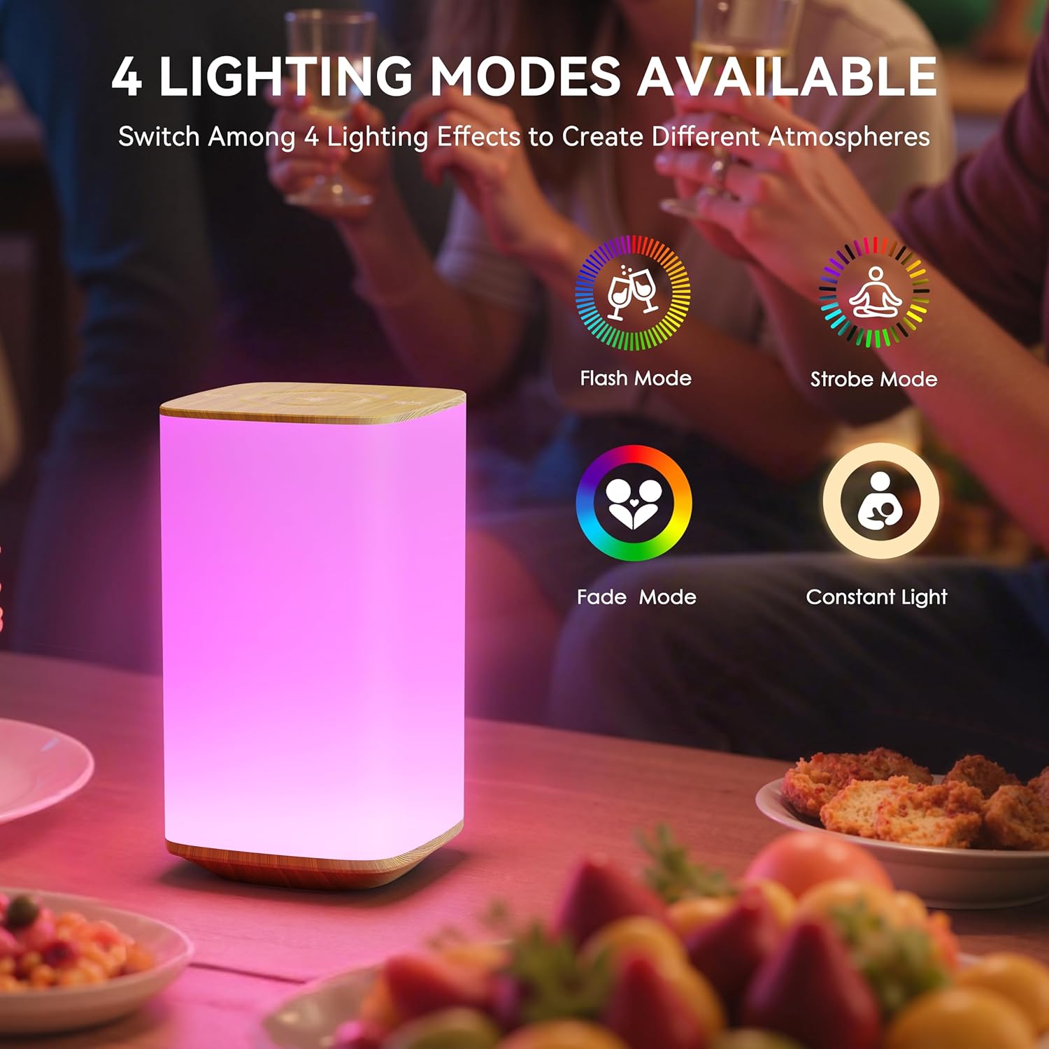 Lampu Meja RGB, Lampu Malam ya - Ambient Lighting Decor For Room ulasan dan harga