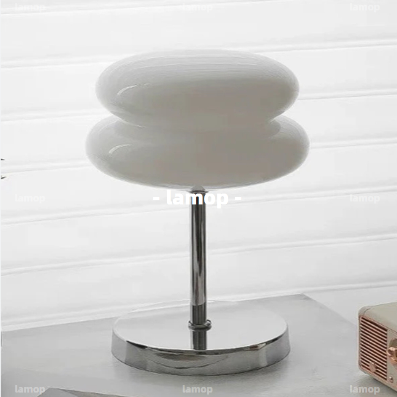 Lampu Meja Bauhaus Cream-Globe - Ambient Lighting Decor For Room ulasan dan harga
