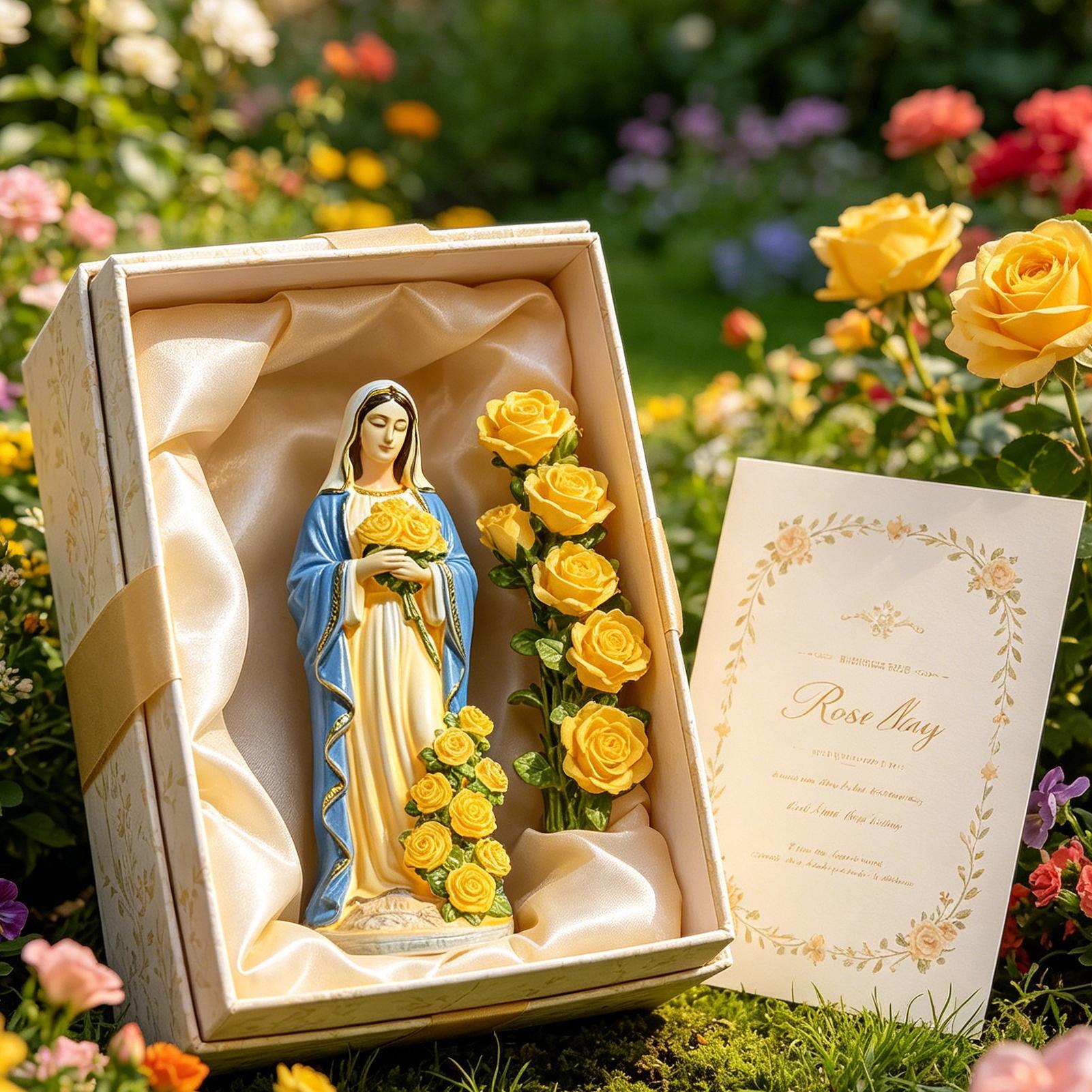 Patung Bunda Maria Tenaga Sury - Lighting Decor Outdoor ulasan dan harga