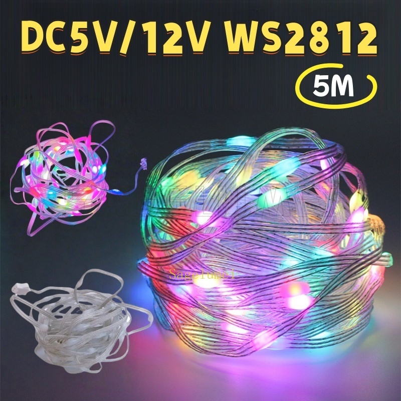 DC5V/12V WS2812 Lampu Tali LED - Decor Lighting Address ulasan dan harga