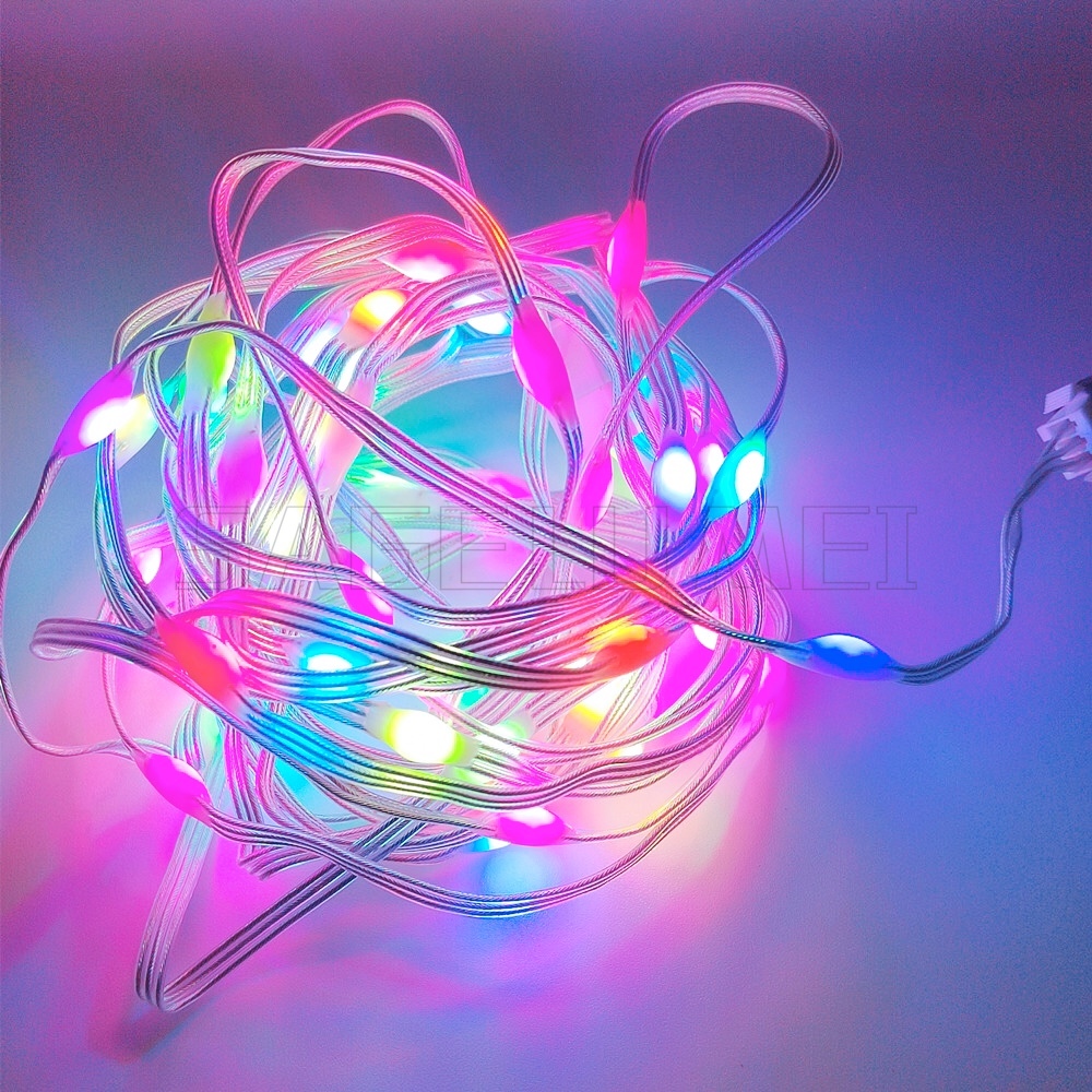DC5V/12V WS2812 Lampu Tali LED - Decor Lighting Address ulasan dan harga