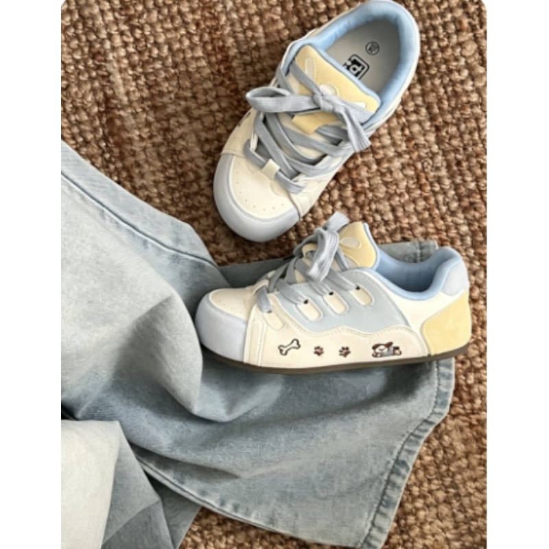 Sepatu Sneakers Warna-Blok Swe - Up Lighting Decor ulasan dan harga