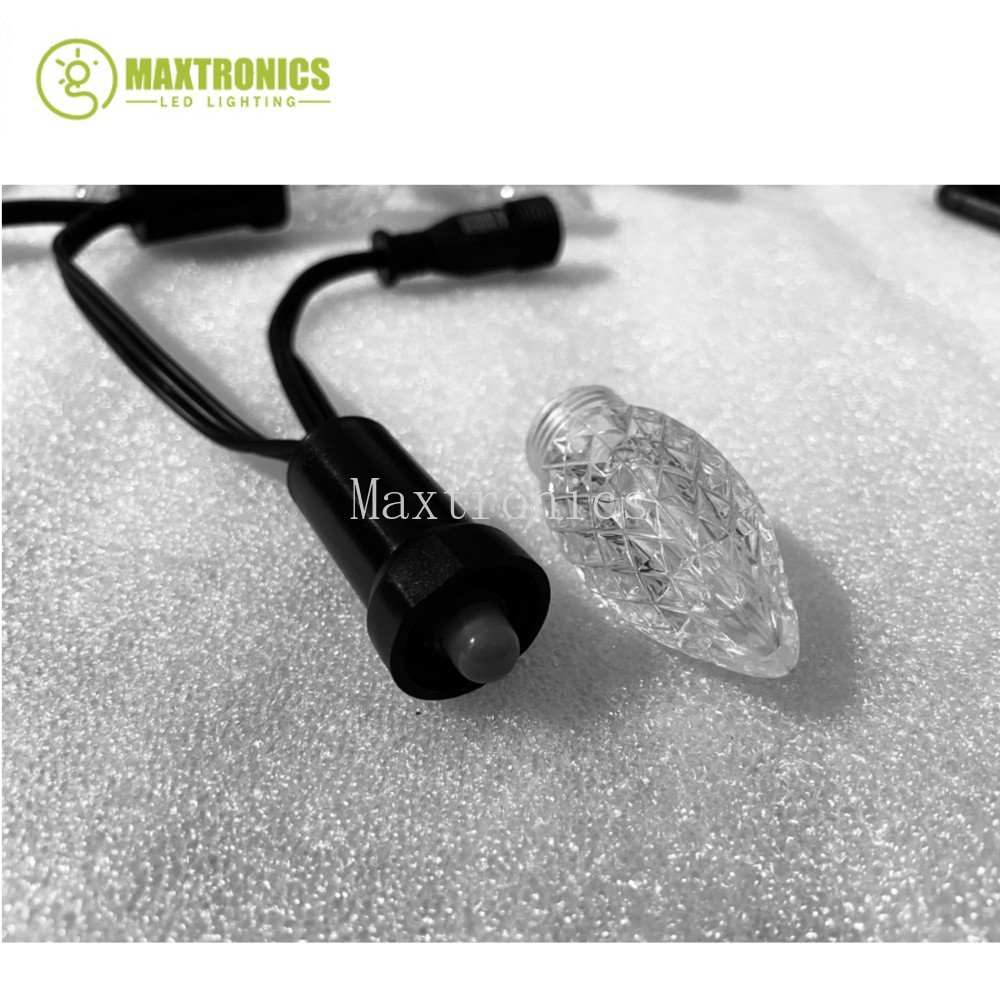 Baru 50LED/String C9 DC12V WS2 - Decor Lighting Address ulasan dan harga
