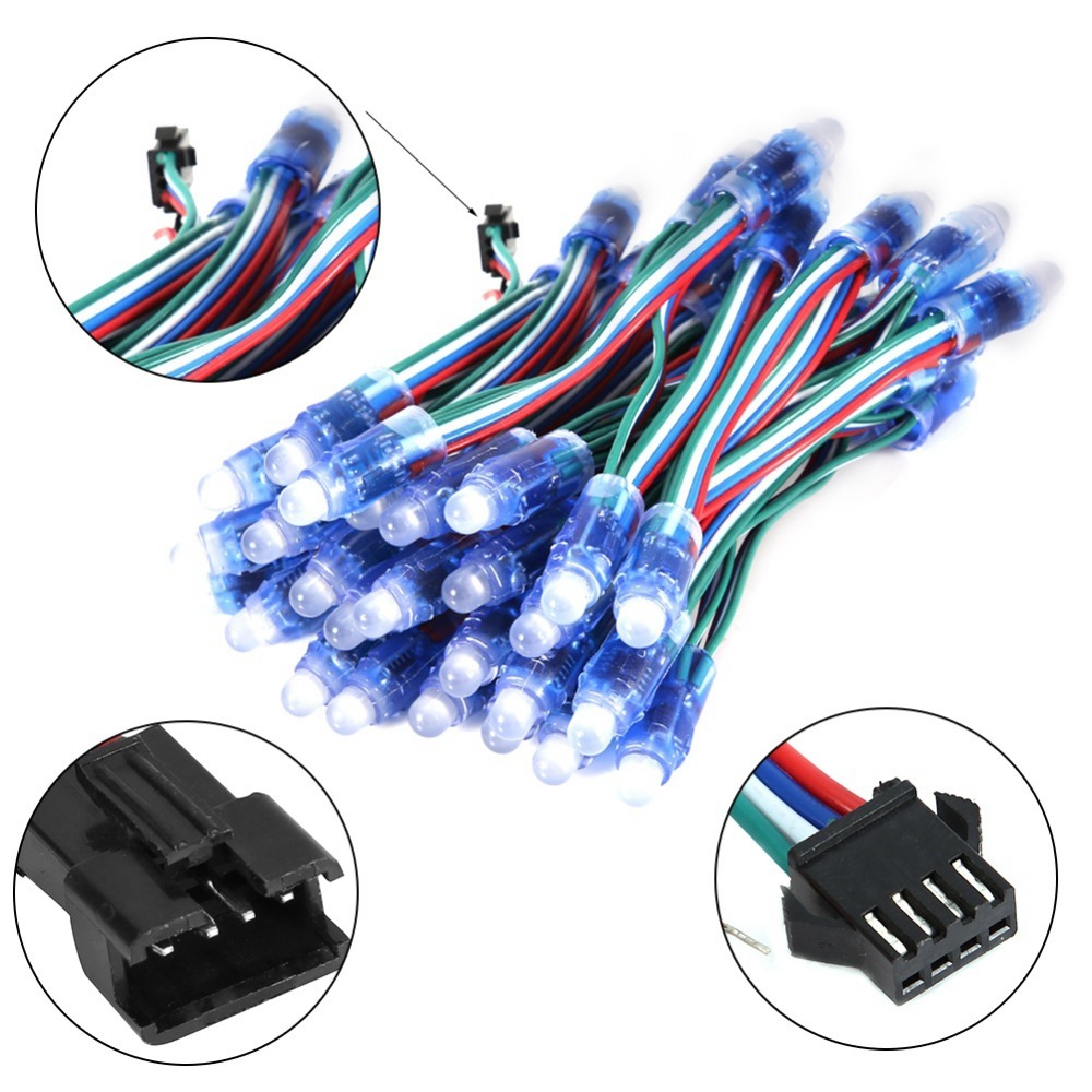50PCS Lampu Pixel LED IC WS281 - Decor Lighting Address ulasan dan harga