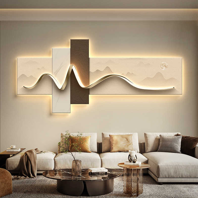 Lukisan Dekorasi Ruang Tamu, L - Ambient Lighting Decor For Room ulasan dan harga