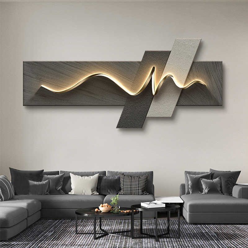 Lukisan Dekorasi Ruang Tamu, L - Ambient Lighting Decor For Room ulasan dan harga