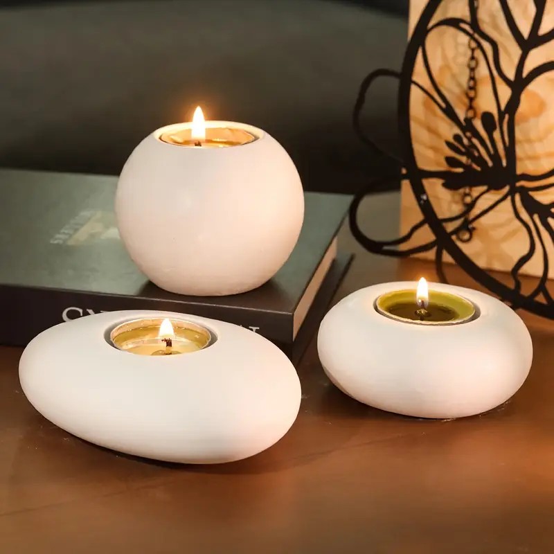 Cetakan Silikon Resin Tempat L - Candle Holder Set ulasan dan harga