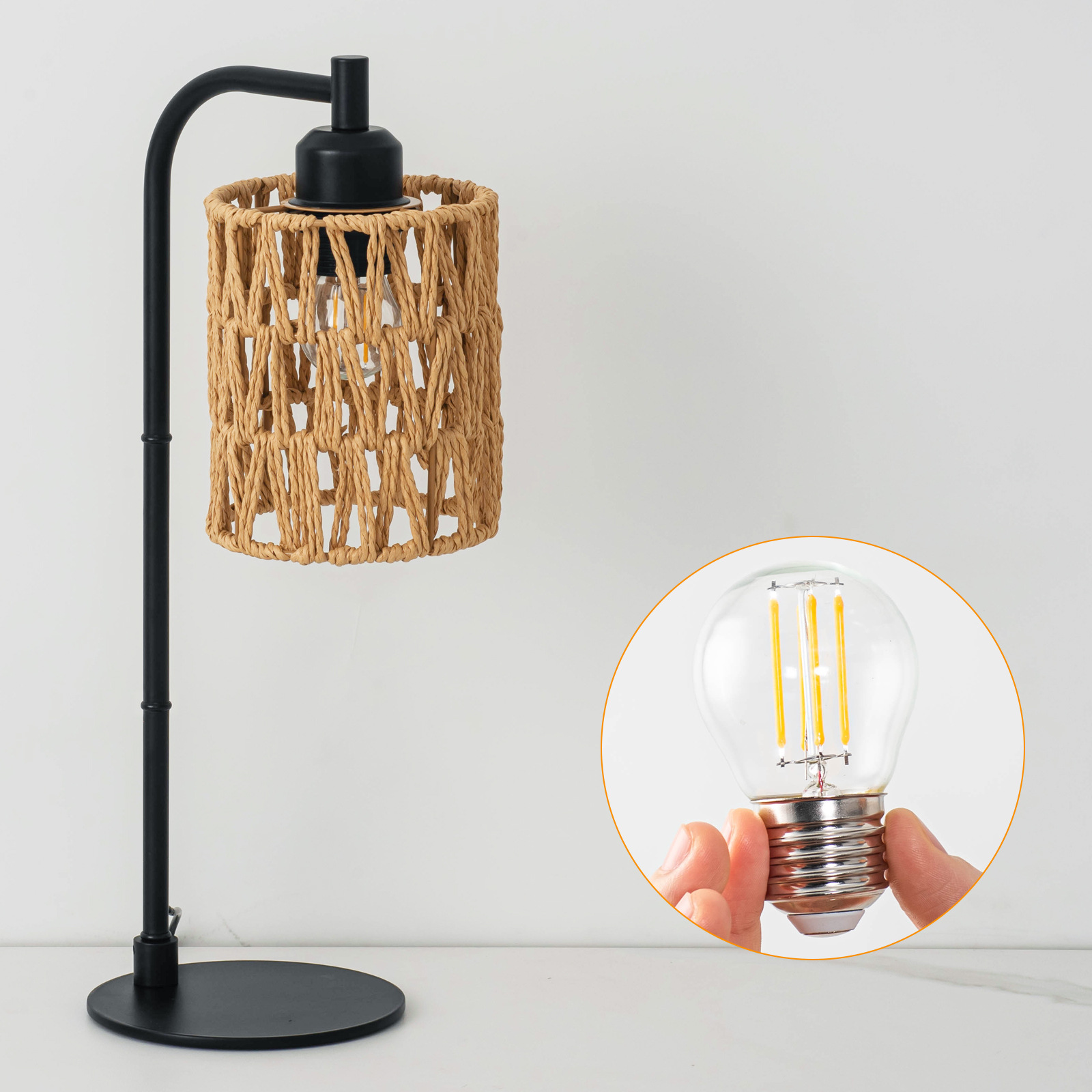 Lampu Meja Samping Tempat Tidu - Ambient Lighting Decor For Room ulasan dan harga