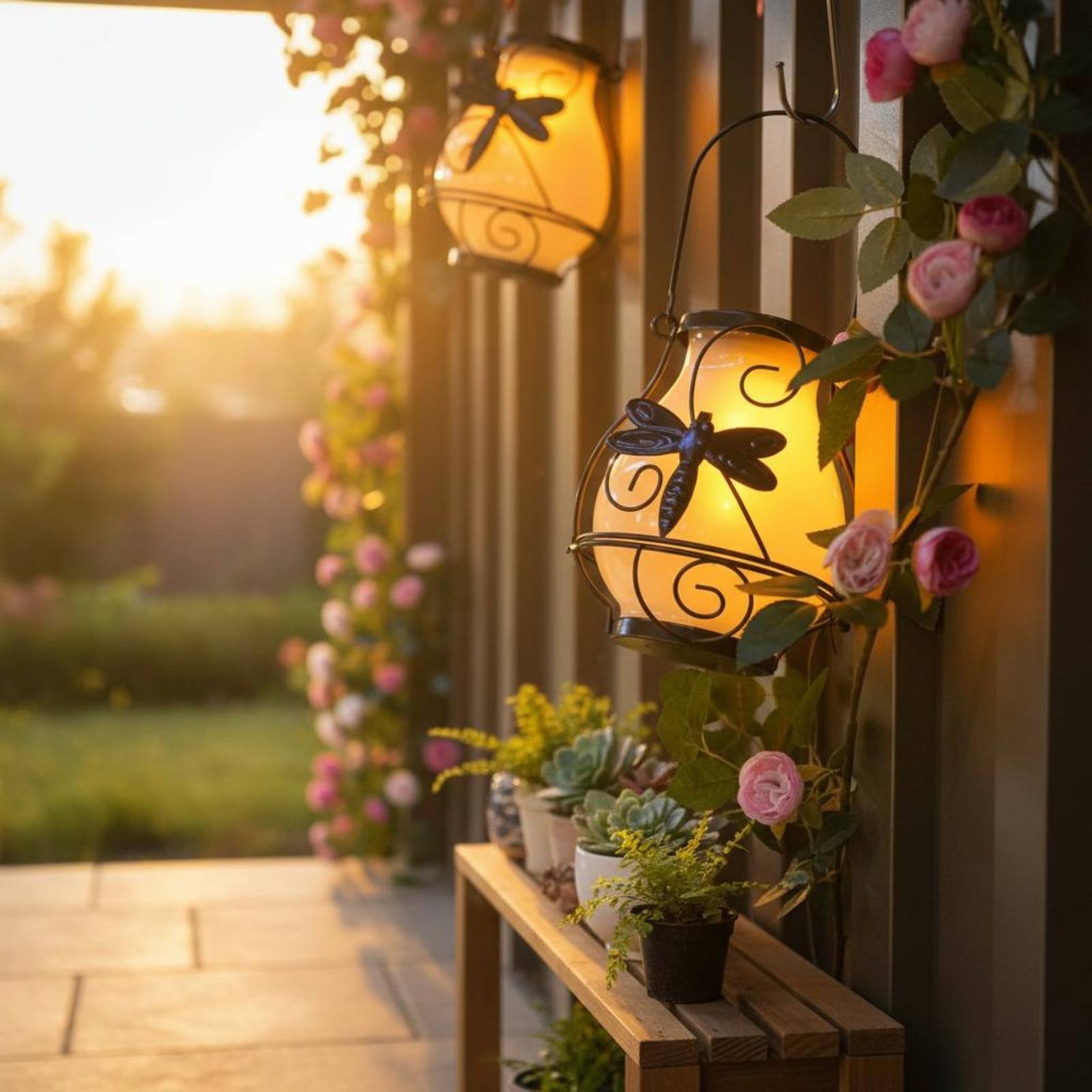 Lentera Kupu-kupu Tenaga Surya - Lighting Decor Outdoor ulasan dan harga
