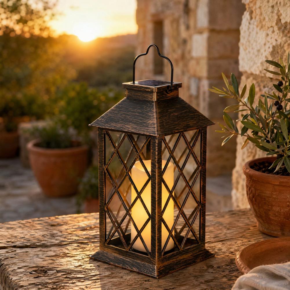 Lentera Surya Retro, Lentera L - Lighting Decor Outdoor ulasan dan harga