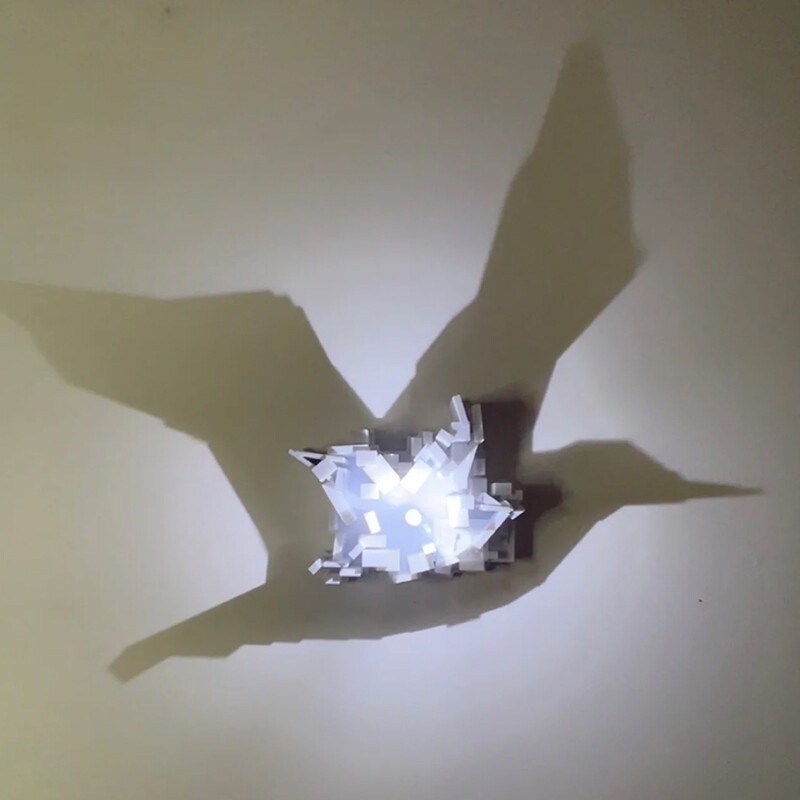 Lampu Tidur 3D Light Shadow Ni - Up Lighting Decor ulasan dan harga