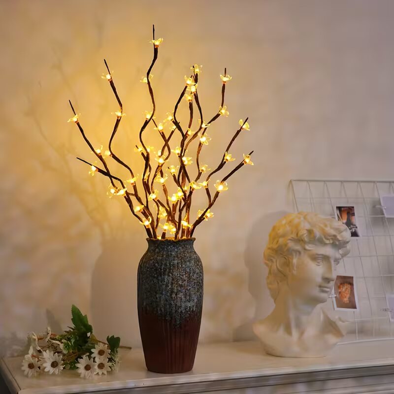 1/2 Buah 20LED Lampu Cabang Po - Lighting Decor Outdoor ulasan dan harga