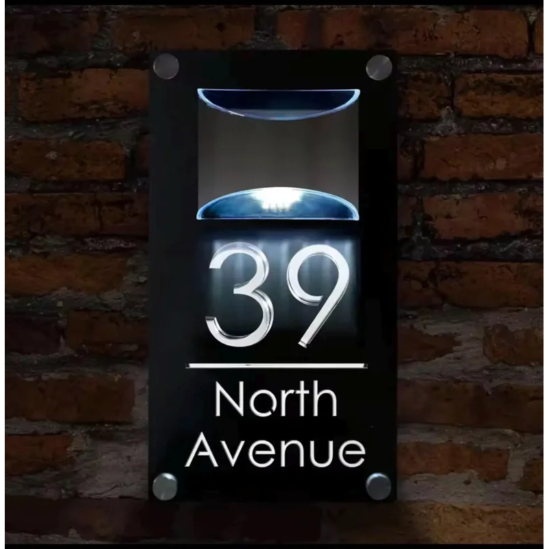 Plakat Nomor Rumah Akrilik LED - Decor Lighting Address ulasan dan harga