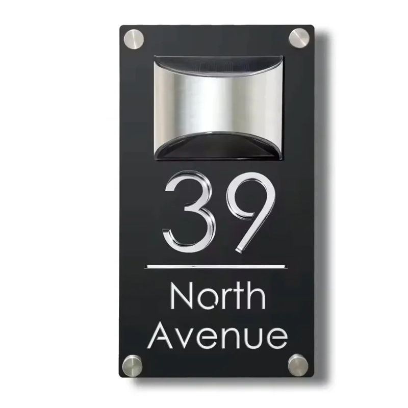 Plakat Nomor Rumah Akrilik LED - Decor Lighting Address ulasan dan harga