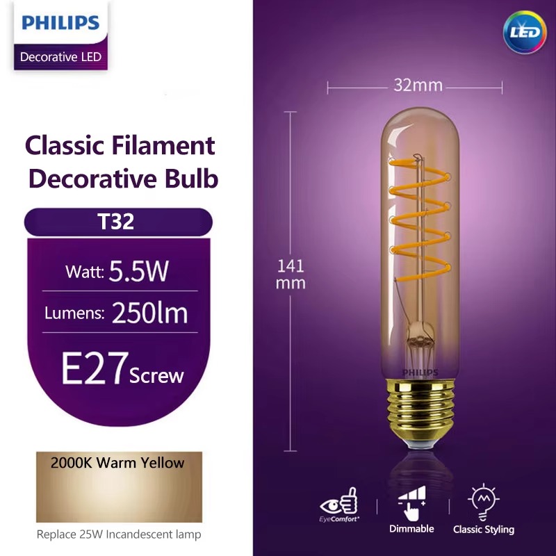 Lampu LED Dekoratif Philips So - Philips Bulb Led Classic ulasan dan harga